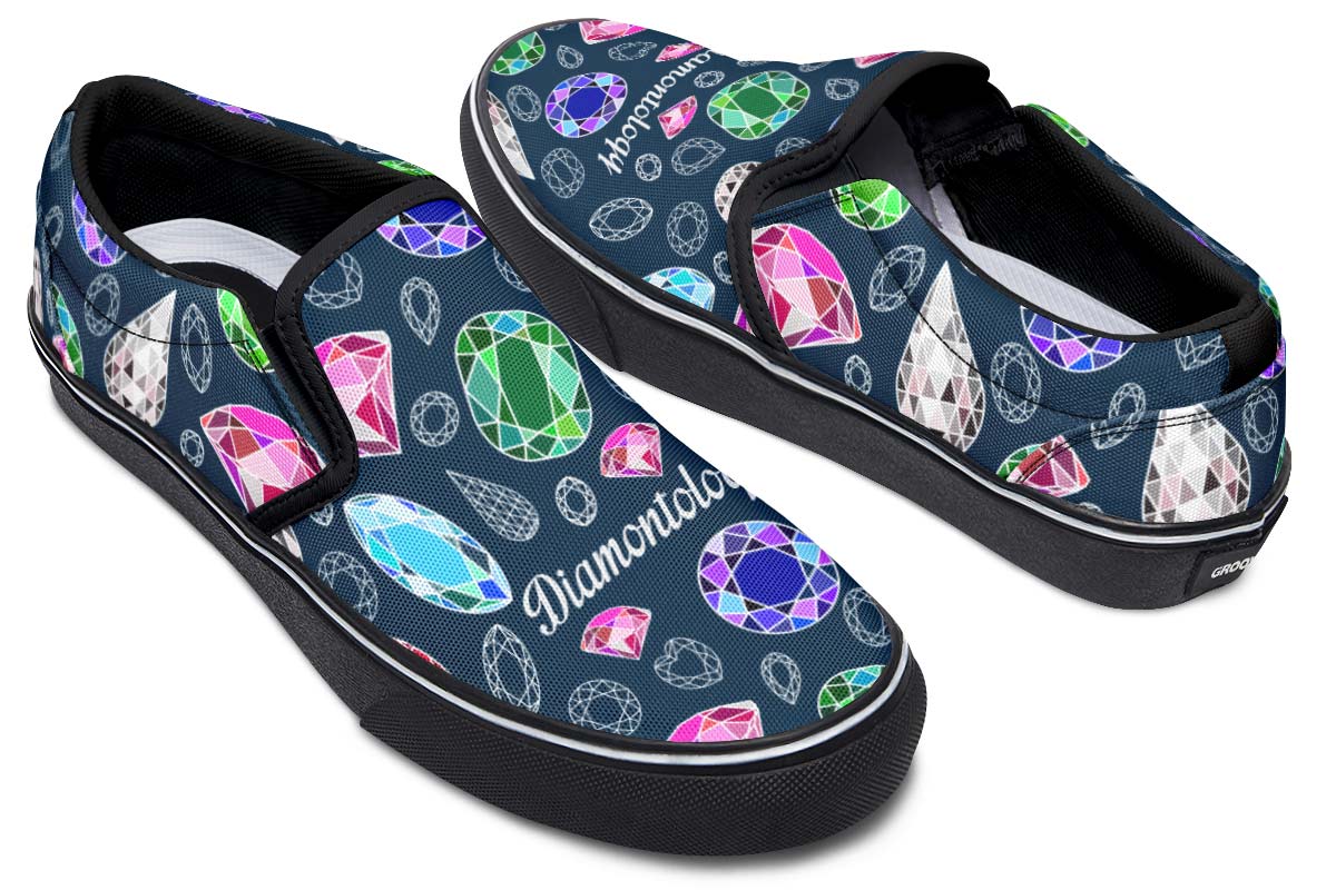 Diamontology Slip-On Shoes