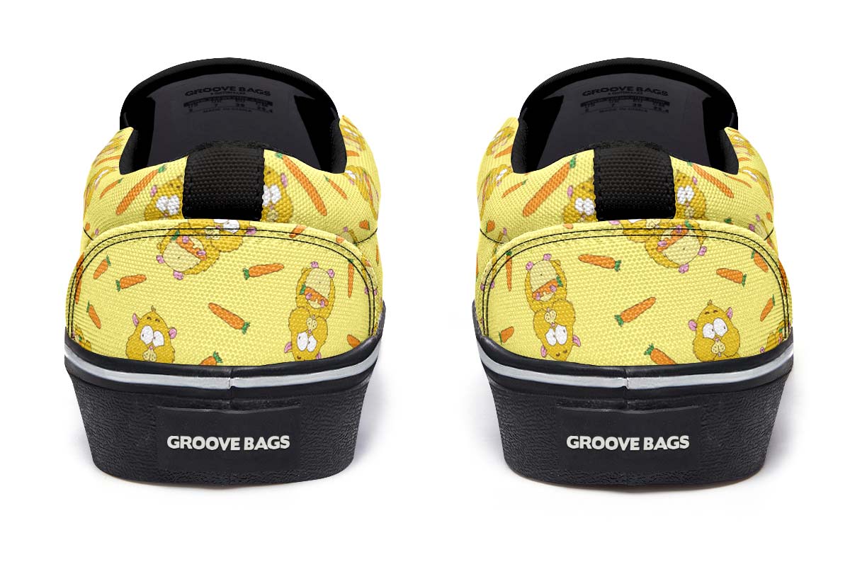 Hamster Pattern Slip-On Shoes