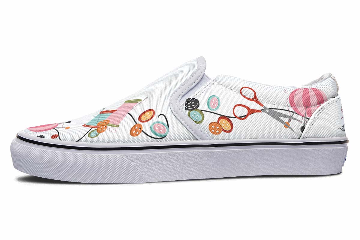 I Heart Sewing Slip-On Shoes