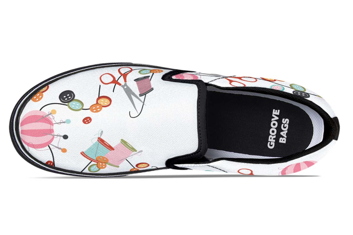 I Heart Sewing Slip-On Shoes