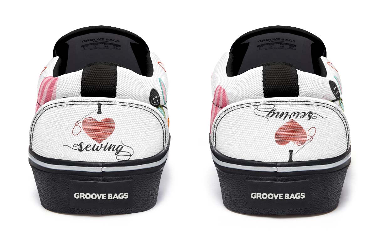 I Heart Sewing Slip-On Shoes