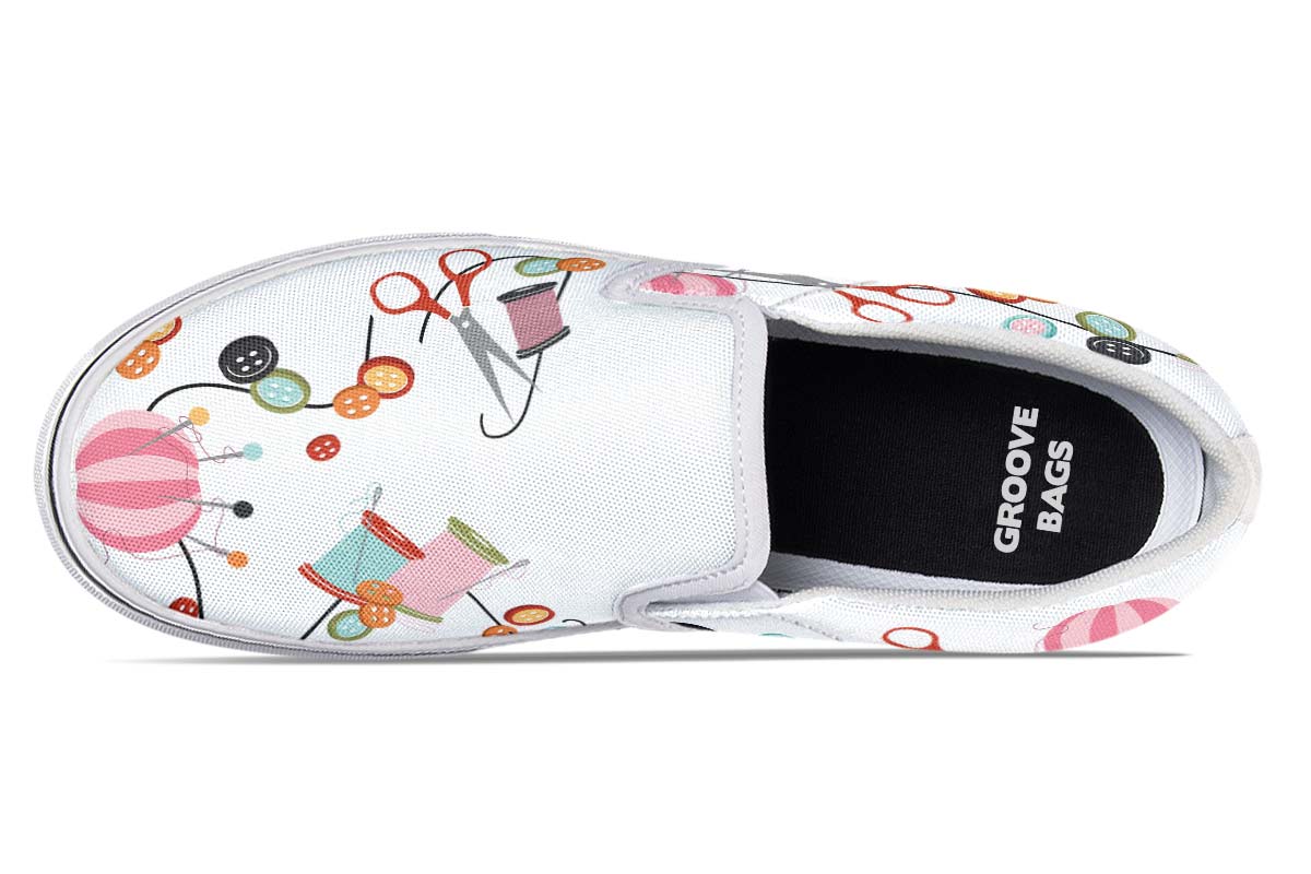 I Heart Sewing Slip-On Shoes