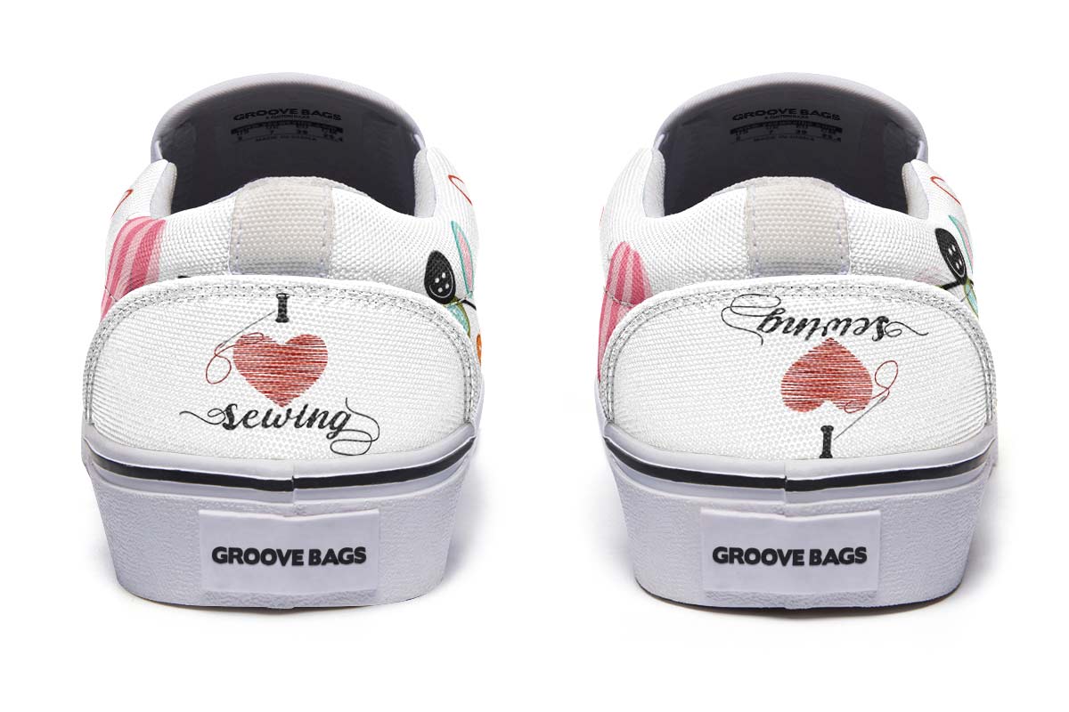 I Heart Sewing Slip-On Shoes