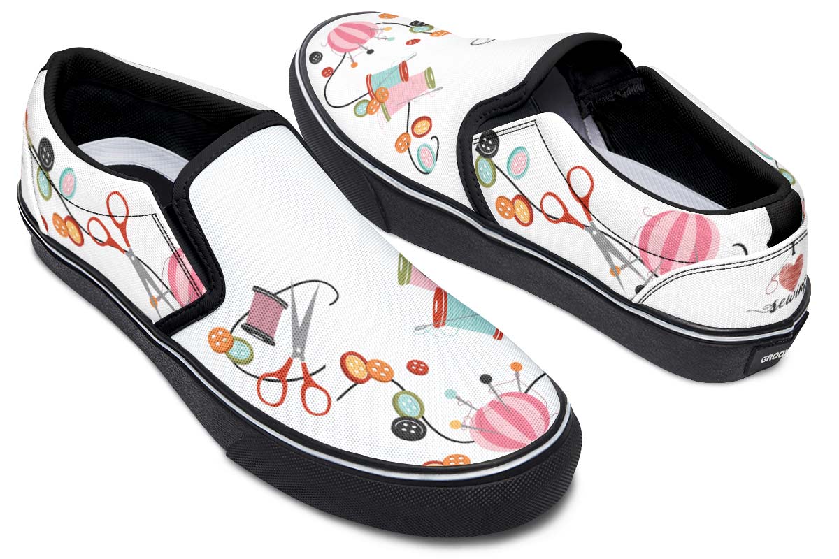I Heart Sewing Slip-On Shoes
