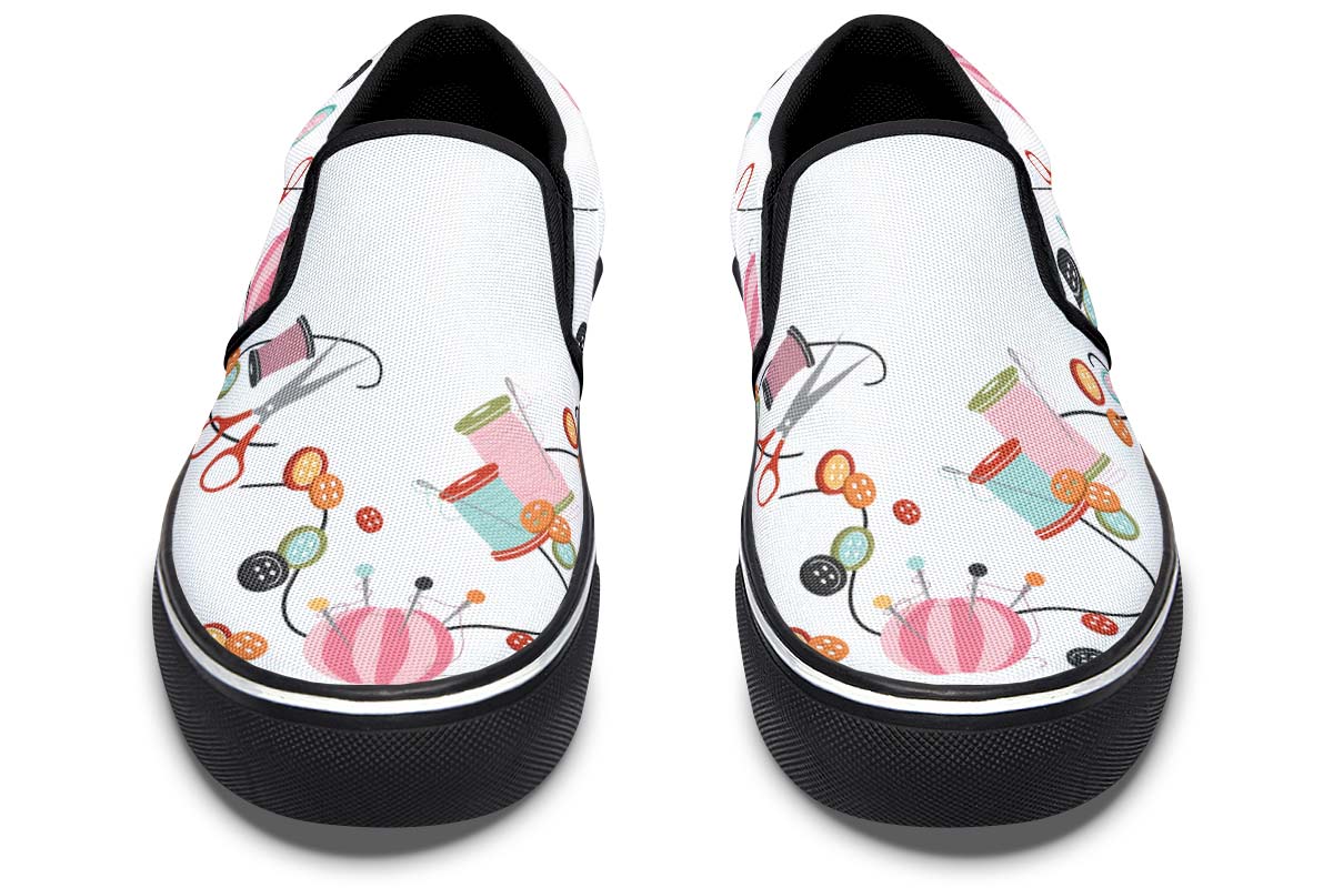 I Heart Sewing Slip-On Shoes