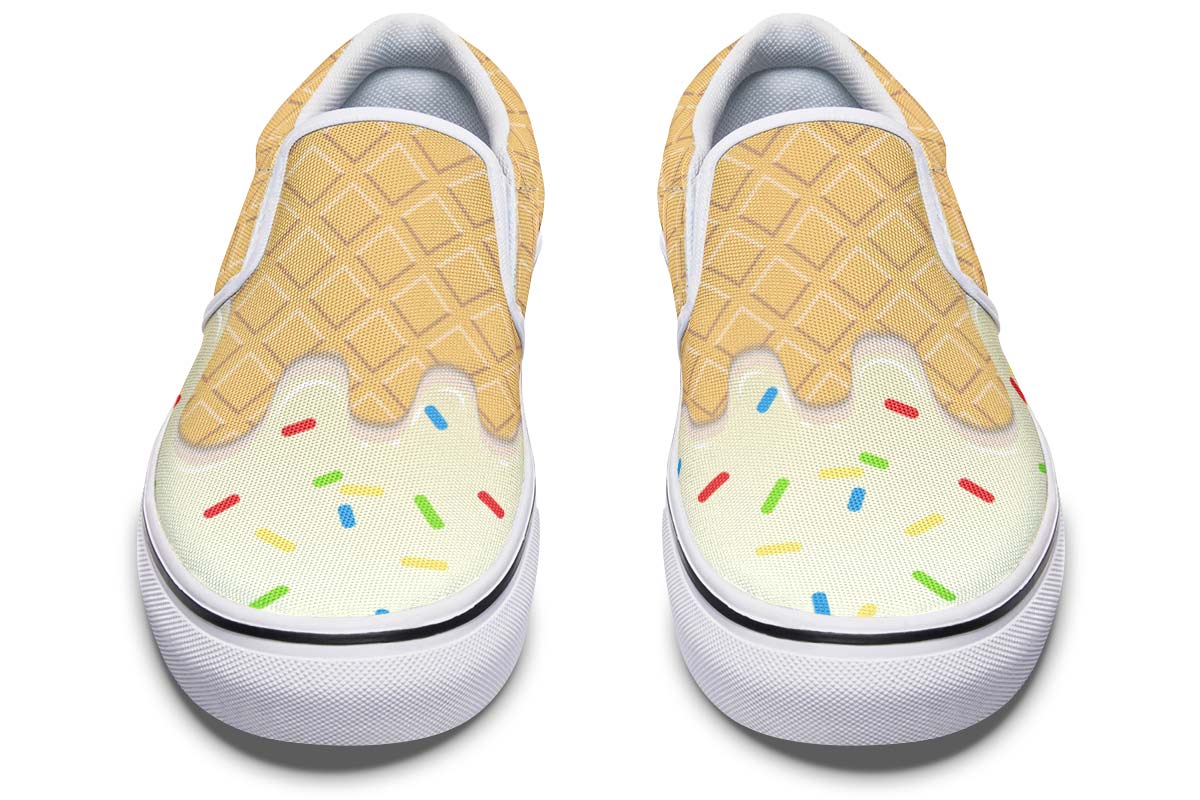 Ice Cream Cone Slip-On Shoes