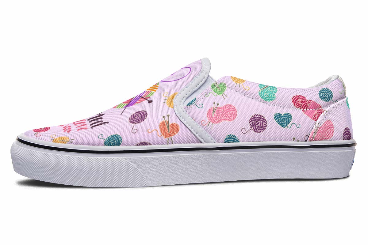 Knitted With Love Slip-On Shoes
