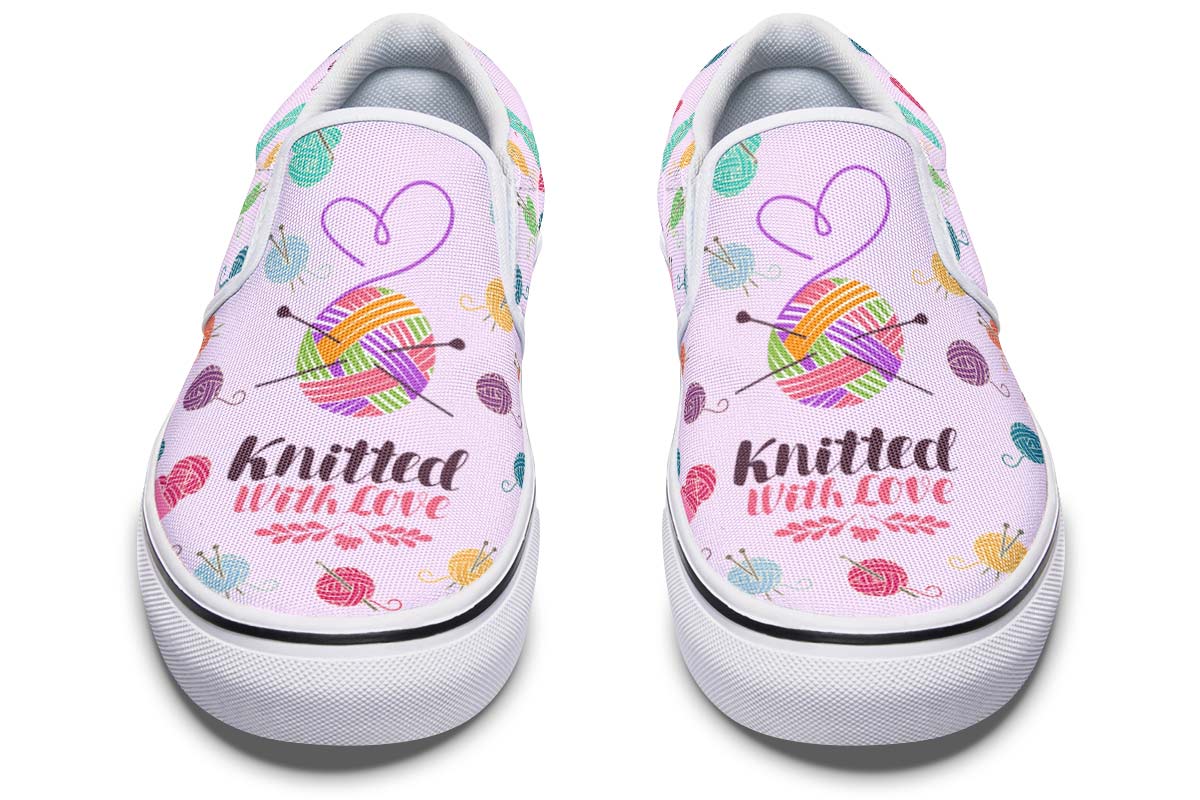 Knitted With Love Slip-On Shoes