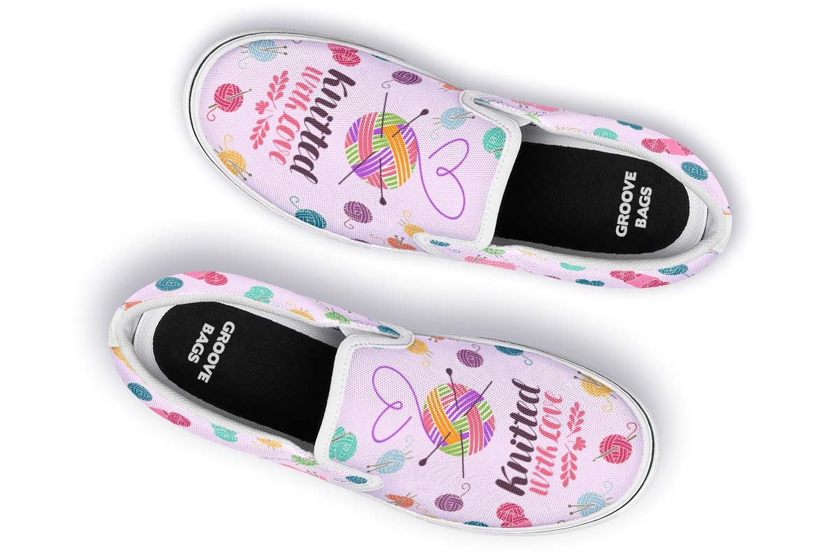 Knitted With Love Slip-On Shoes