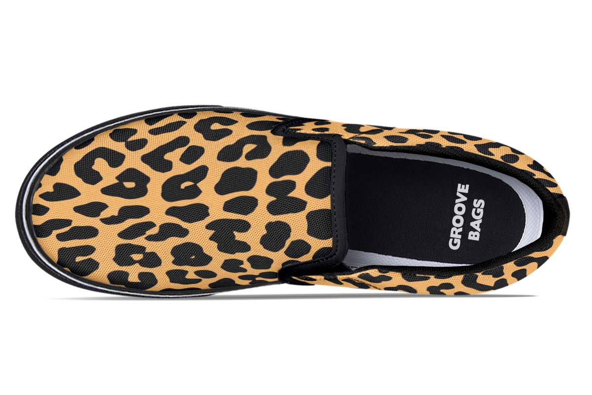 Leopard Print Slip-On Shoes