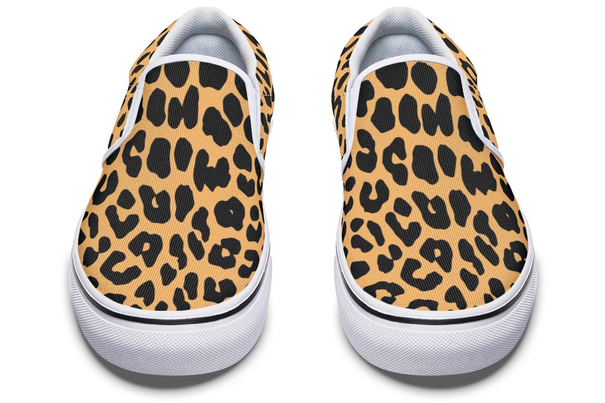 Leopard Print Slip-On Shoes