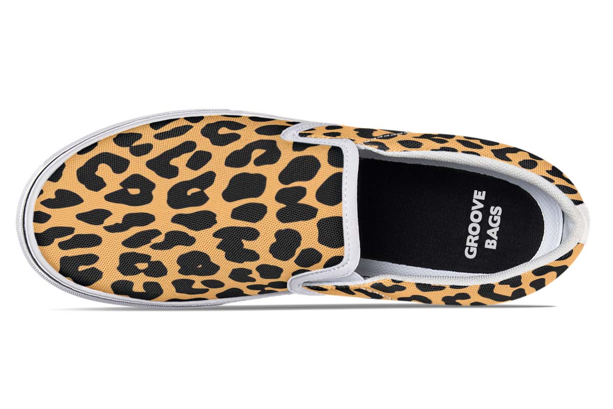 Leopard Print Slip-On Shoes