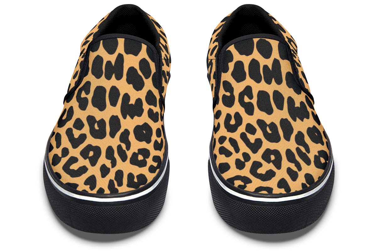 Leopard Print Slip-On Shoes