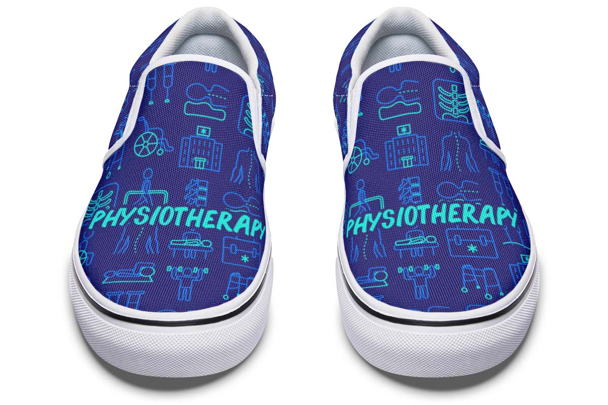 Physiotherapy Pattern Slip-On Shoes