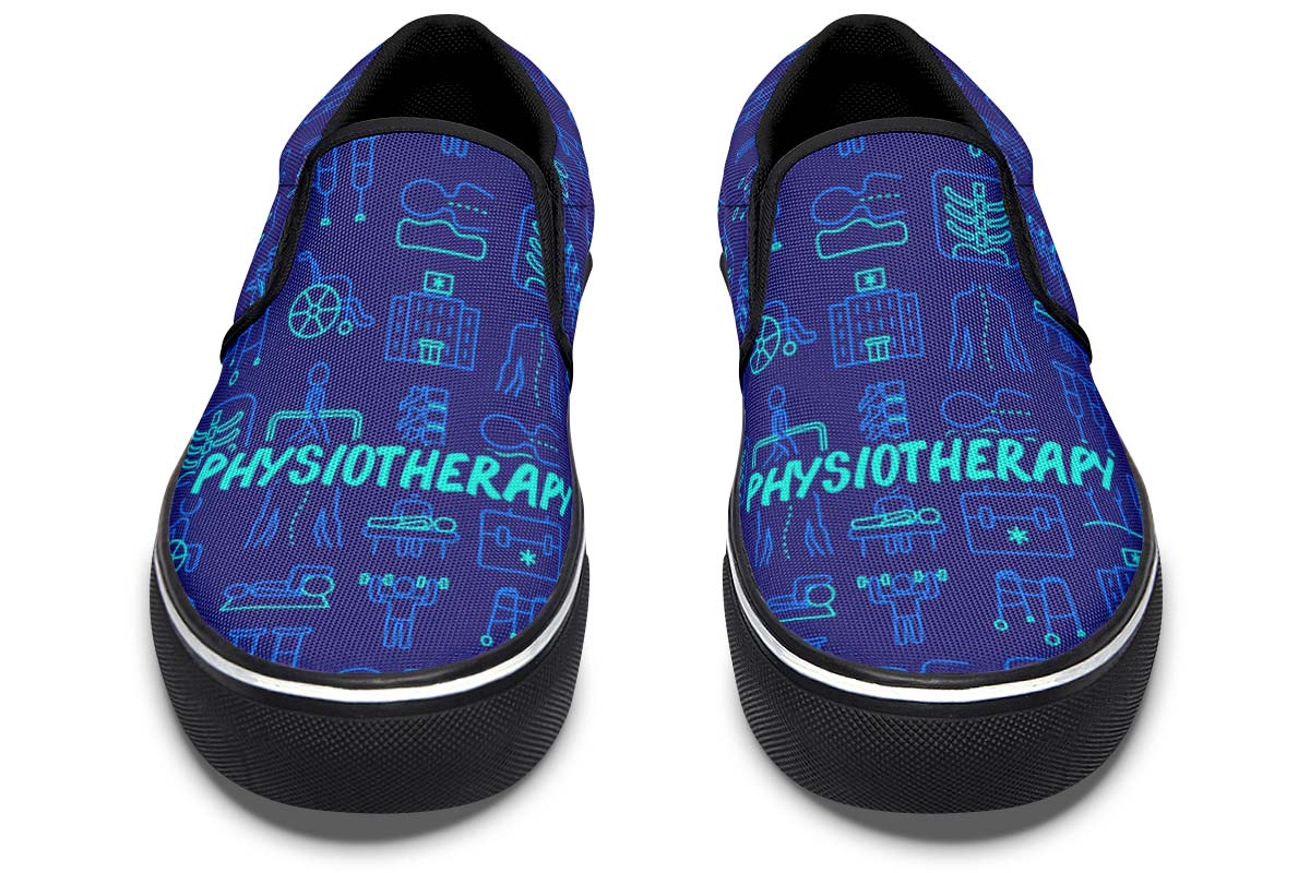 Physiotherapy Pattern Slip-On Shoes