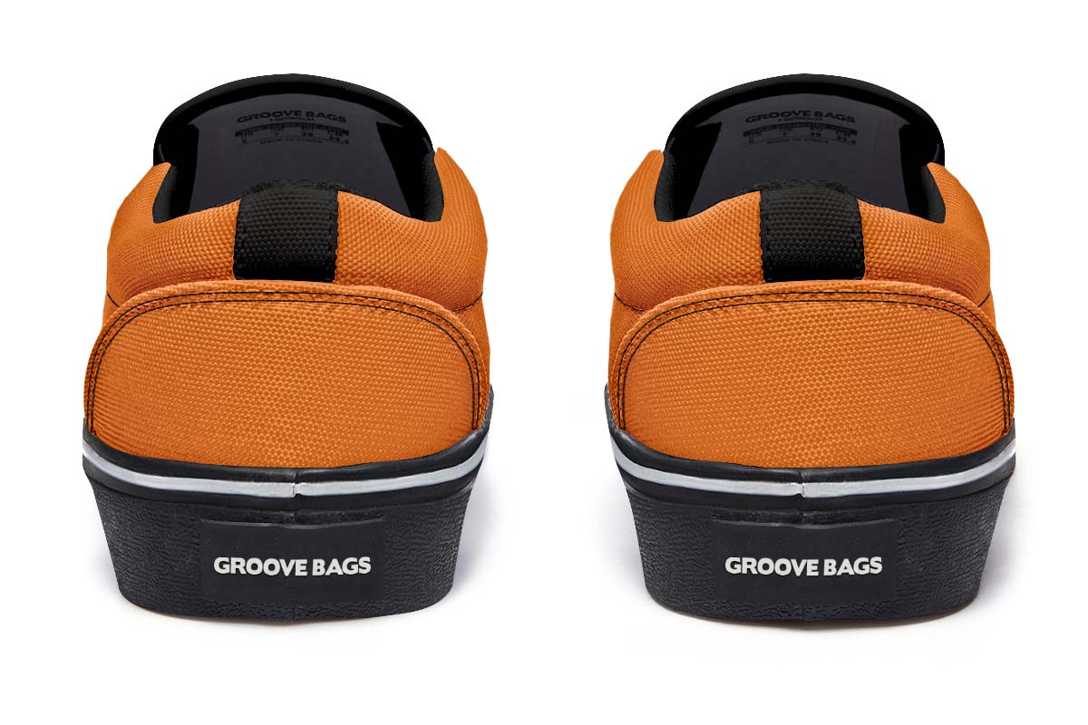 Pumpkin Face Slip-On Shoes