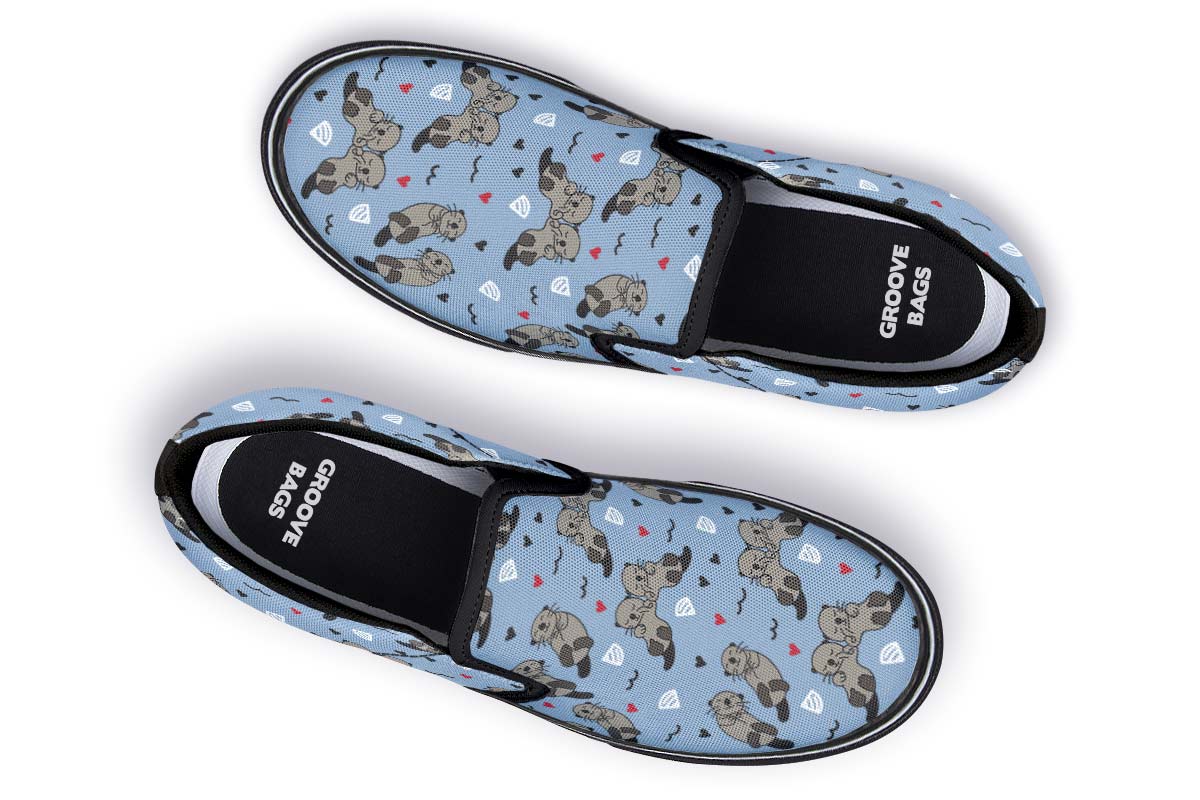 Sea Otter Love Slip-On Shoes