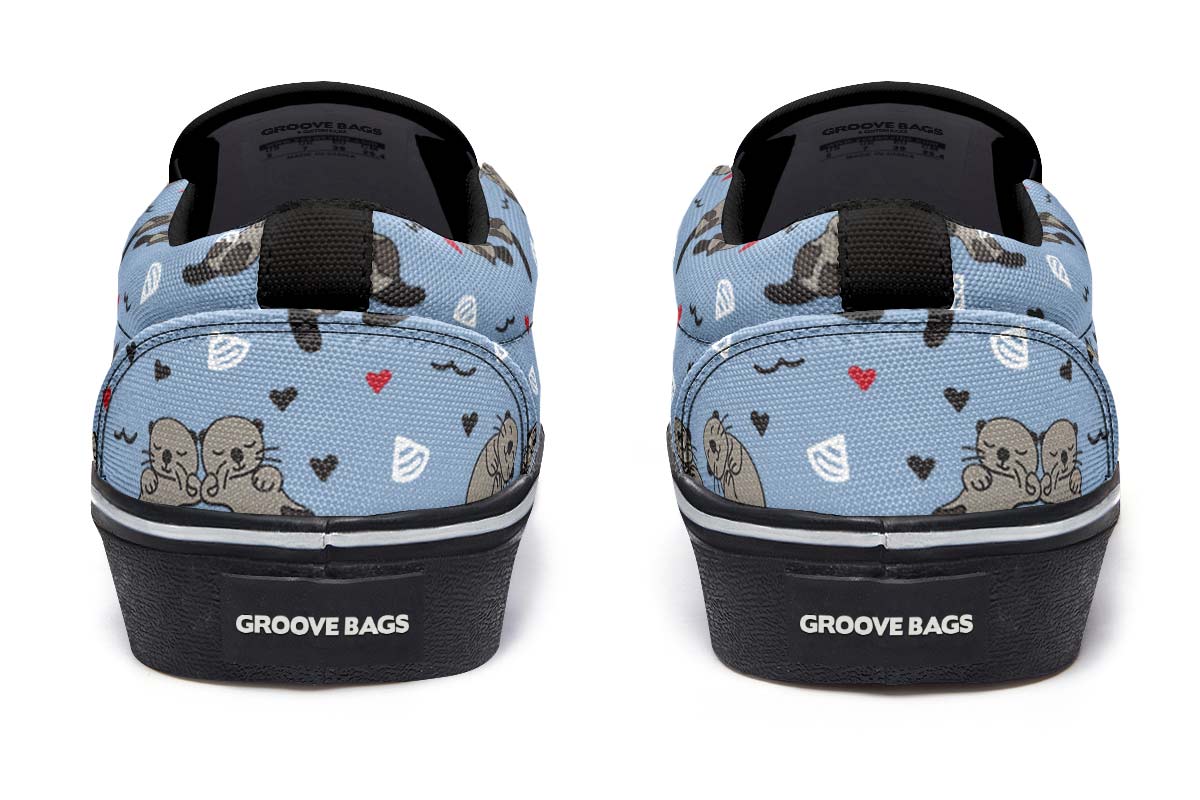 Sea Otter Love Slip-On Shoes