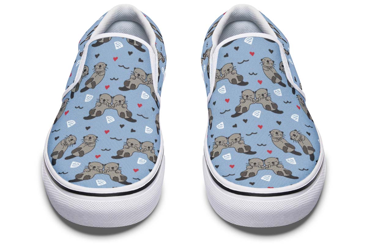 Sea Otter Love Slip-On Shoes