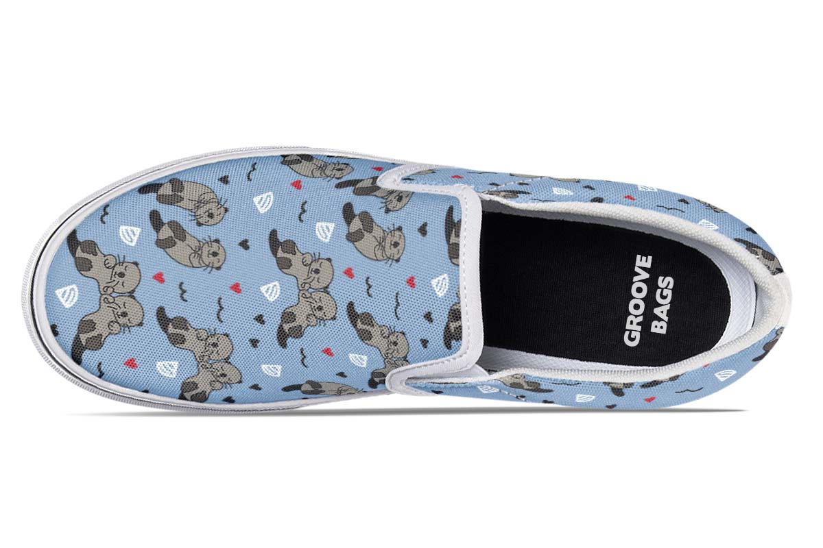 Sea Otter Love Slip-On Shoes