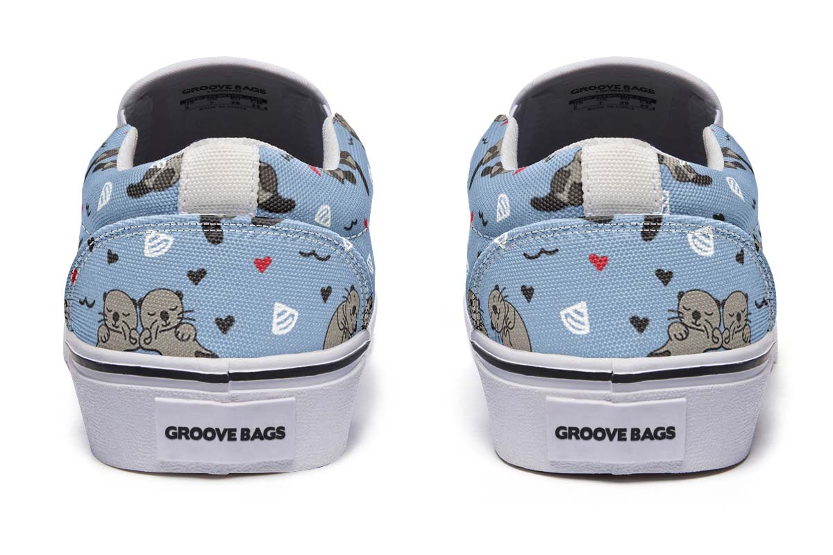 Sea Otter Love Slip-On Shoes