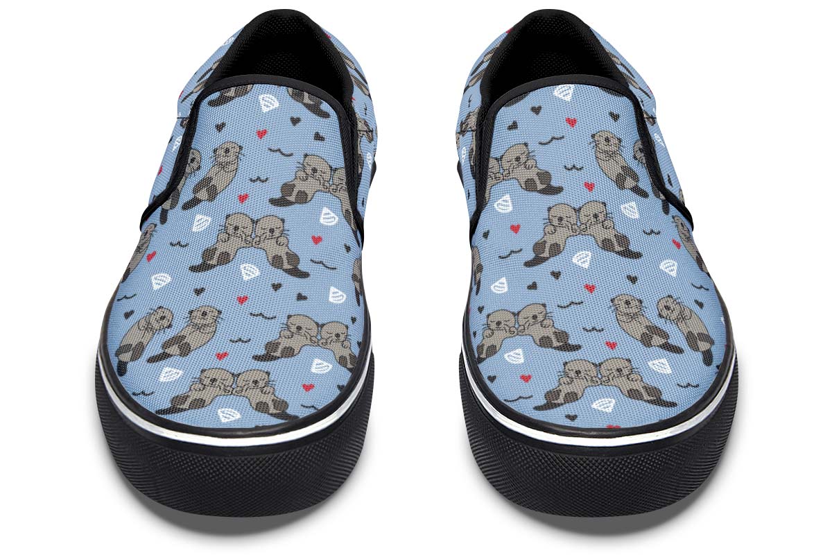 Sea Otter Love Slip-On Shoes
