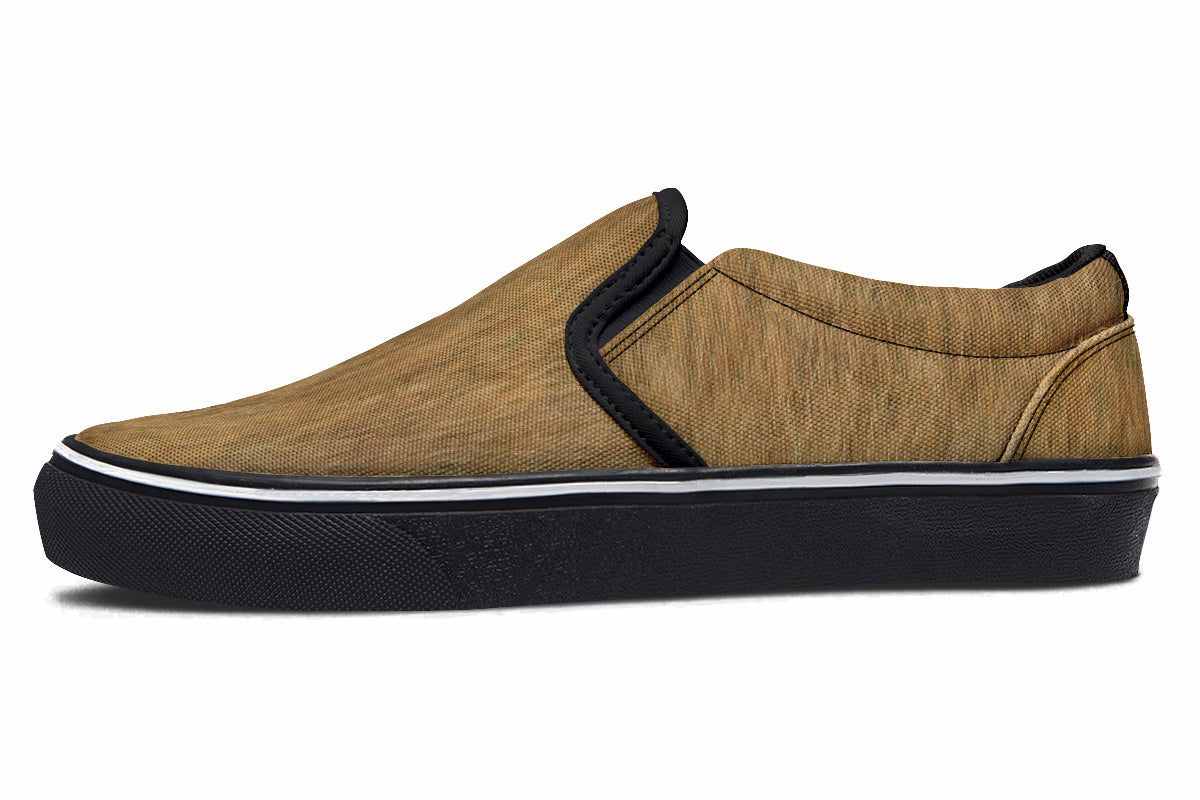 Brown Grass Slipon