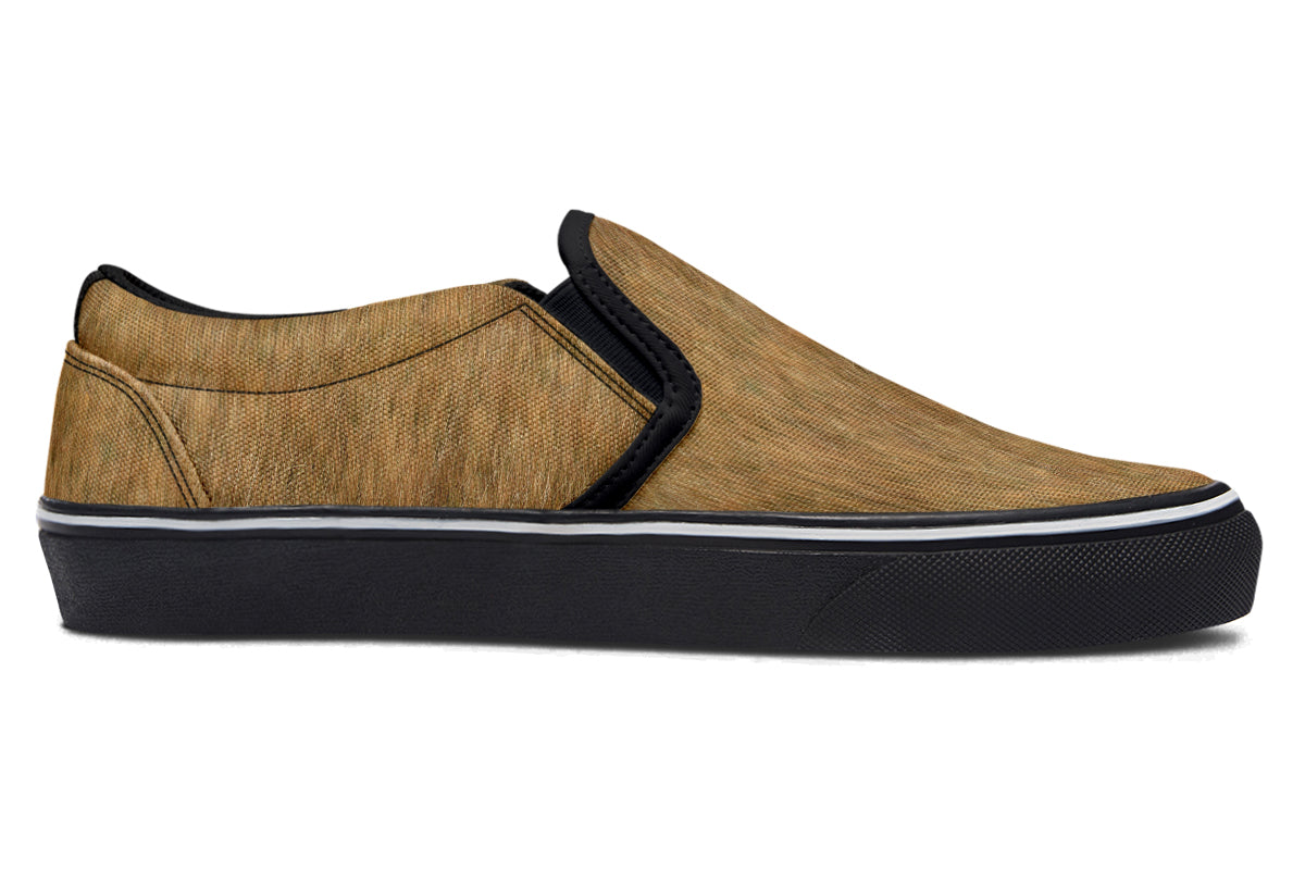 Brown Grass Slipon