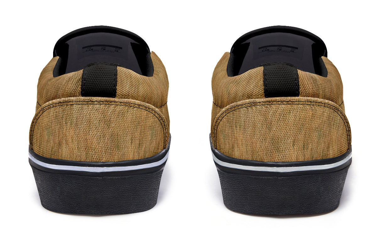 Brown Grass Slipon