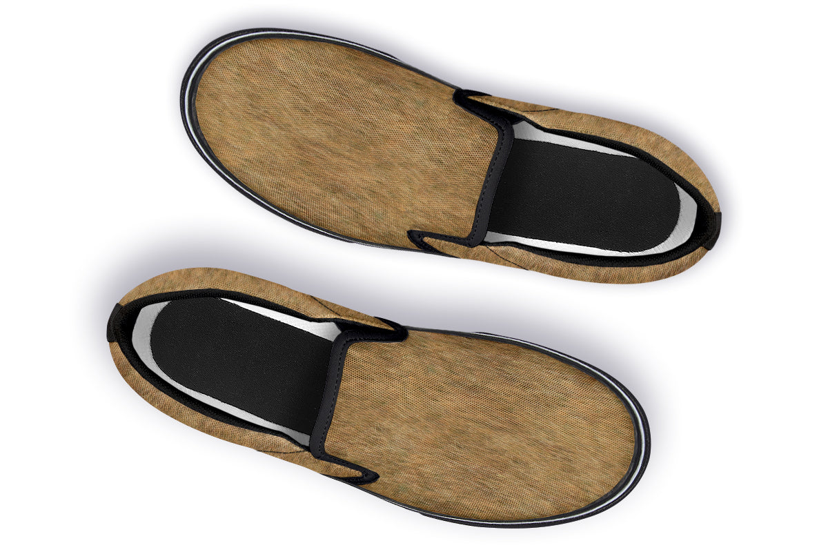 Brown Grass Slipon