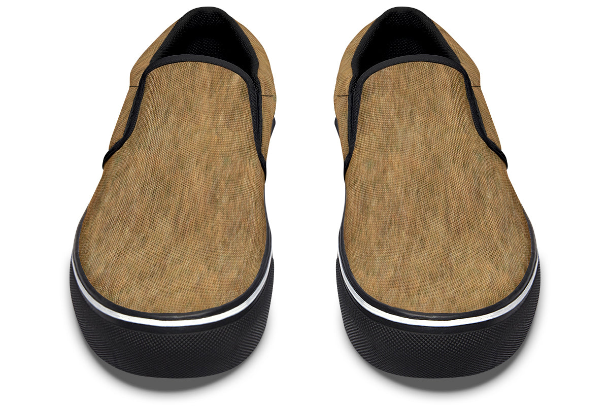 Brown Grass Slipon