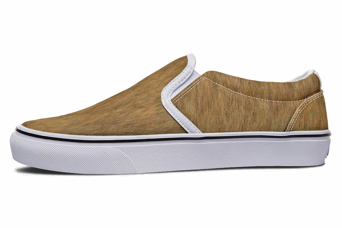 Brown Grass Slipon