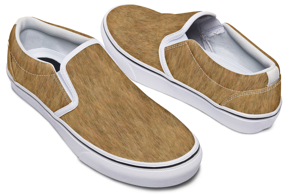 Brown Grass Slipon