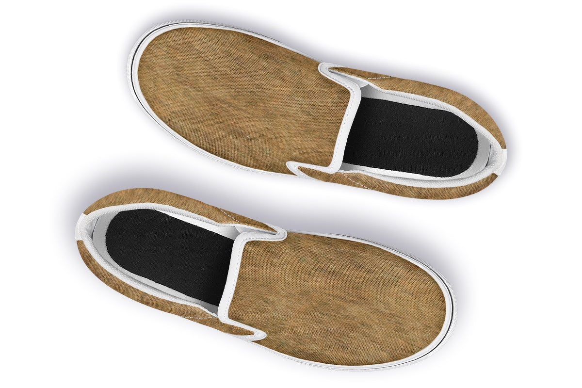Brown Grass Slipon