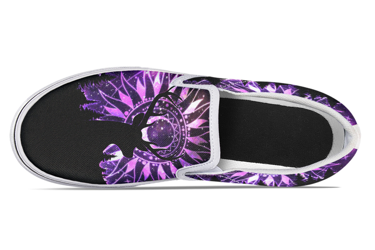 Slip-ons 322 Deer And Purple Night