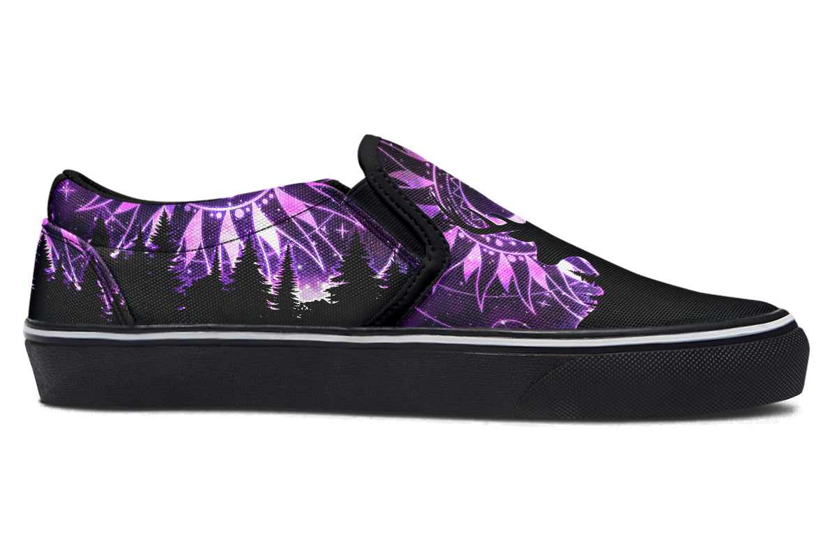 Slip-ons 322 Bear And Purple Night Darken