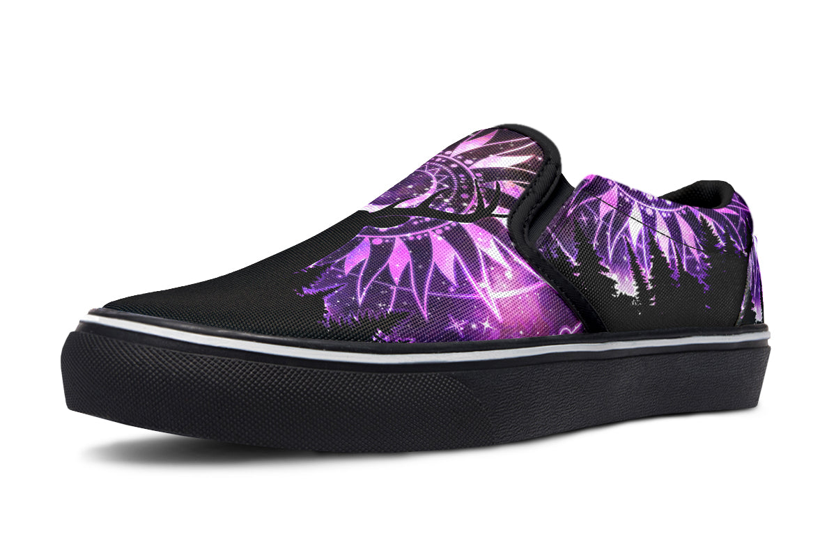 Slip-ons 322 Bear And Purple Night Darken