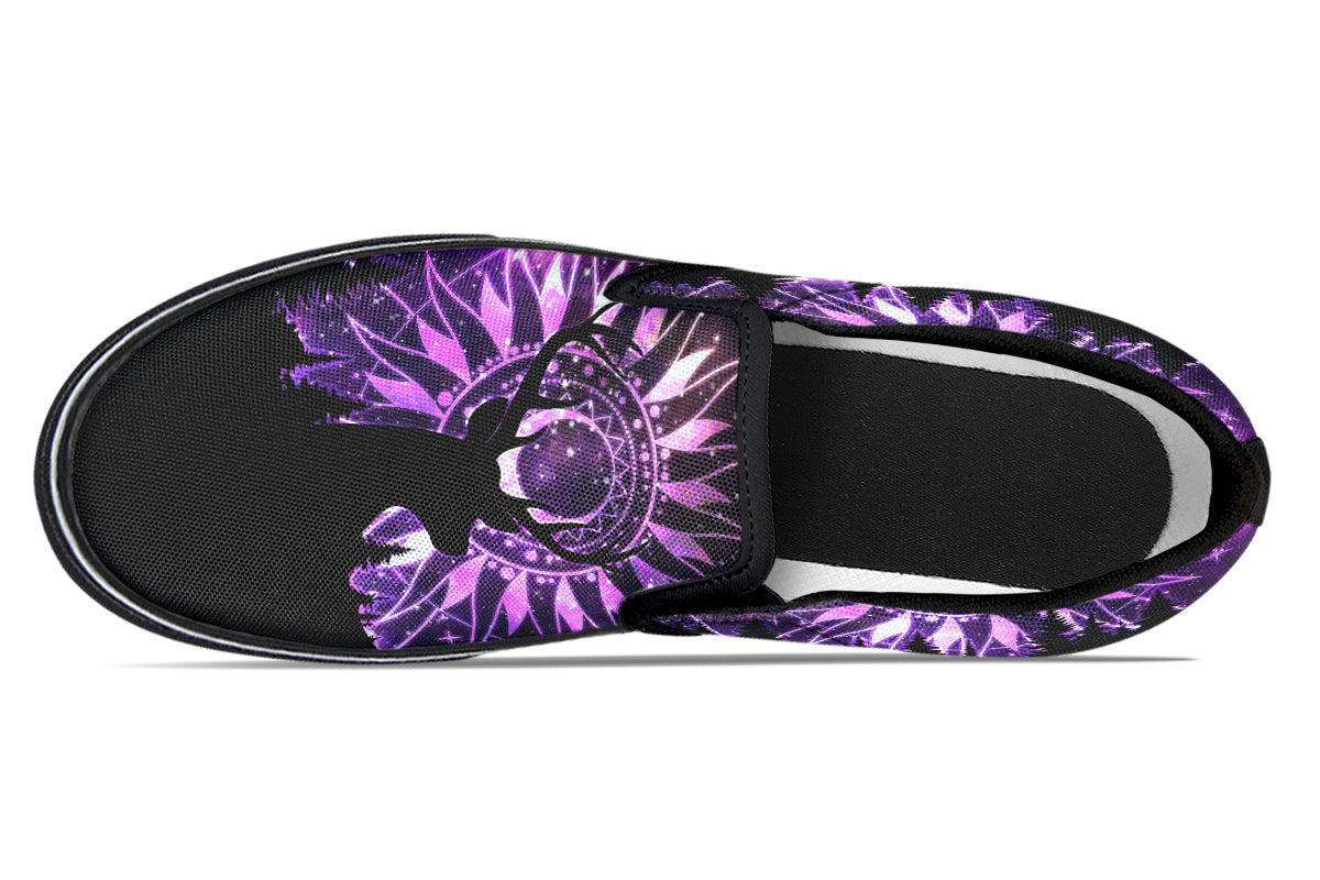 Slip-ons 322 Bear And Purple Night Darken