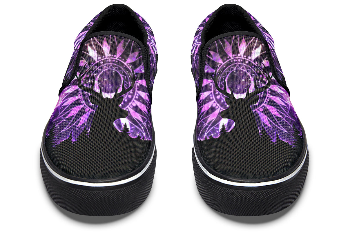 Slip-ons 322 Bear And Purple Night Darken