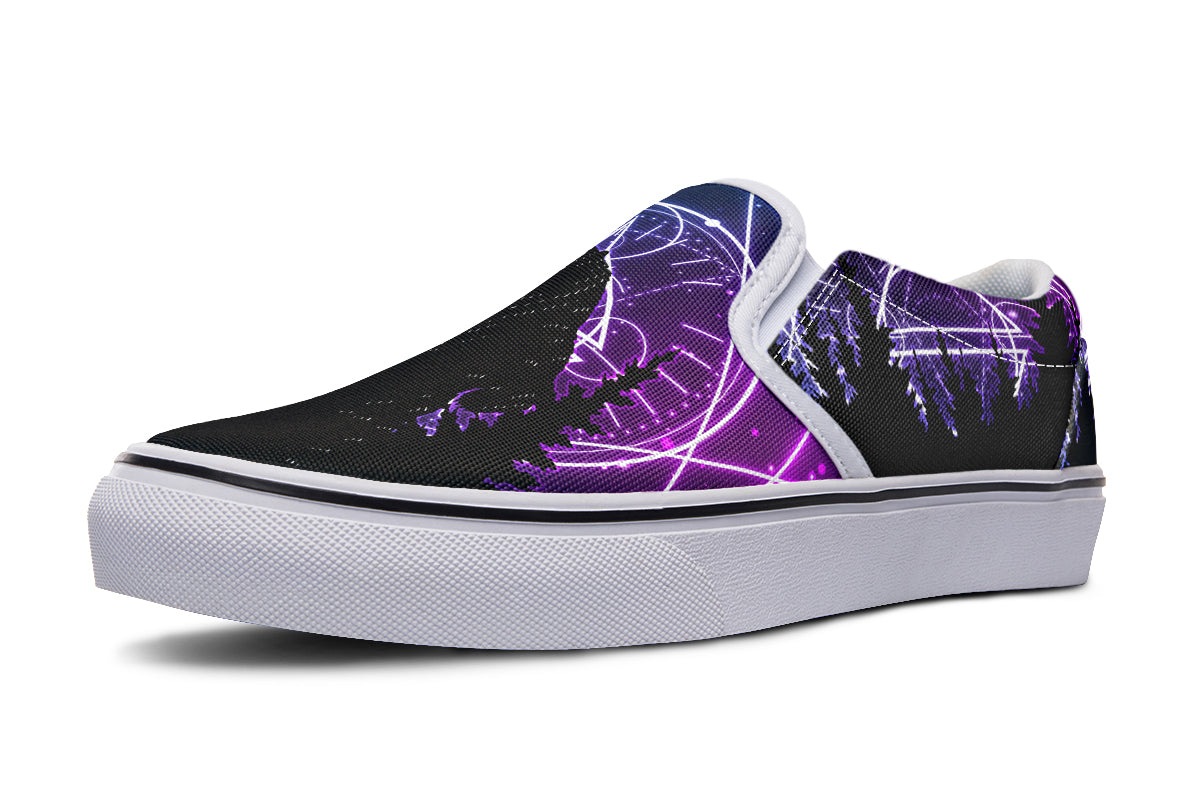 Slipons 322 Bear And Purple Night B W R A D