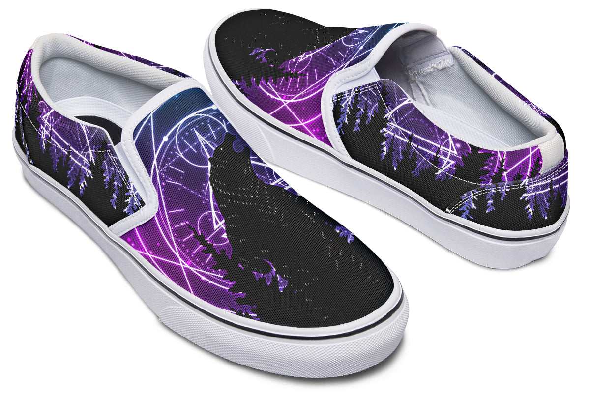 Slipons 322 Bear And Purple Night B W R A D