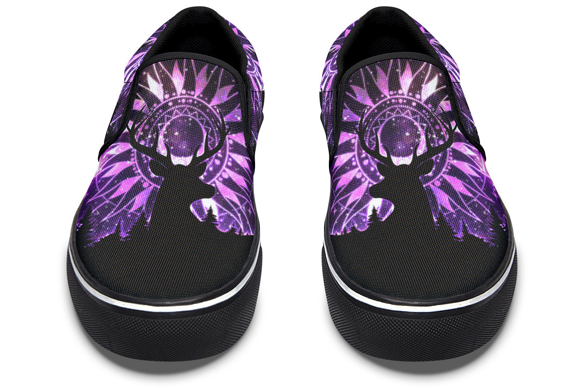 Slipons 322 Deer And Purple Night B W R A D test