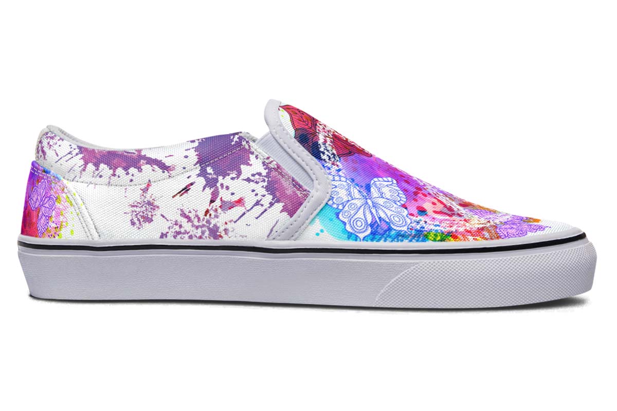 Colorful Peace And Butterflies
