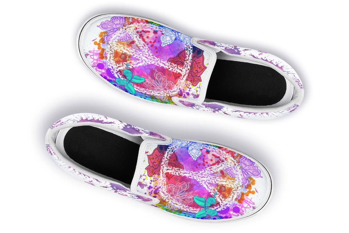 Colorful Peace And Butterflies