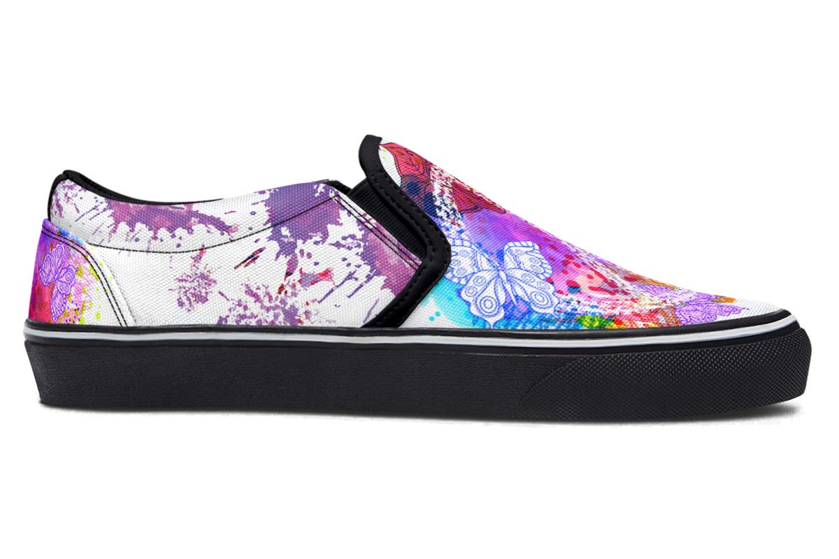 Colorful Peace And Butterflies