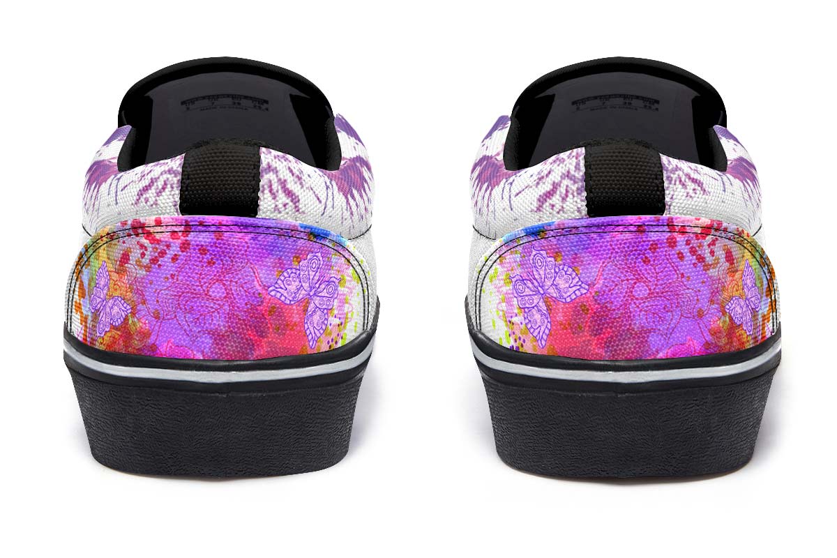 Colorful Peace And Butterflies