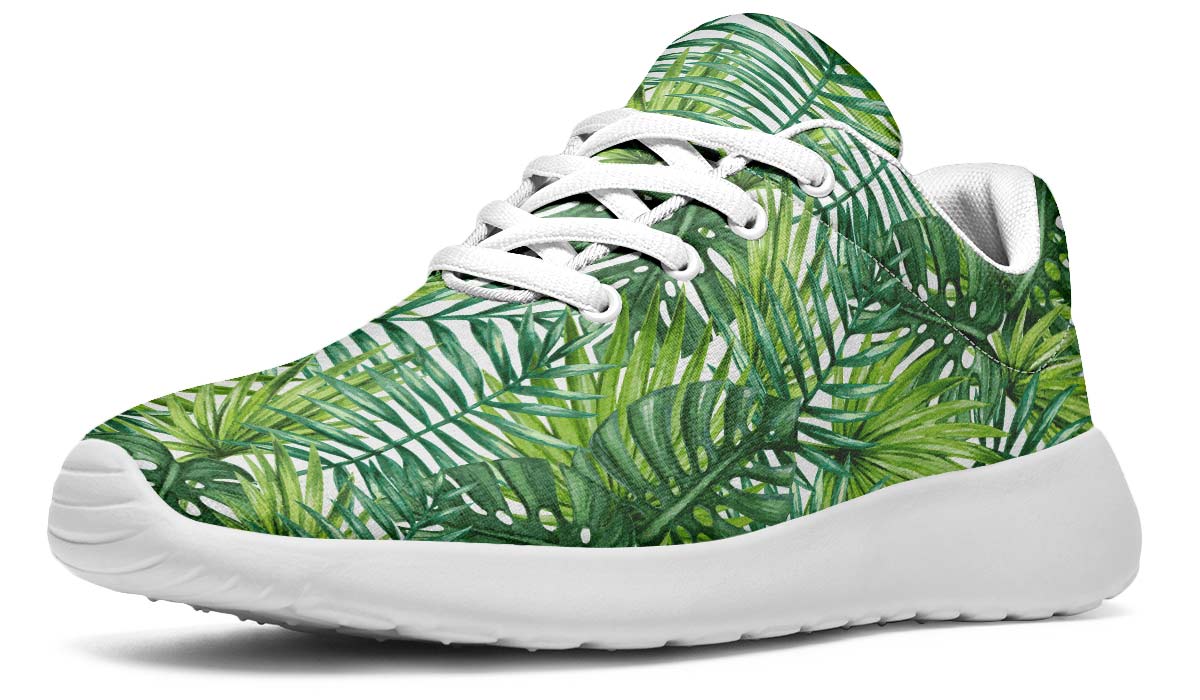 Tropical Leaves White