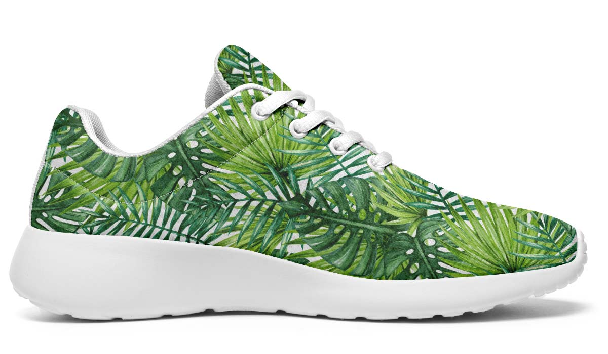 Tropical Leaves White
