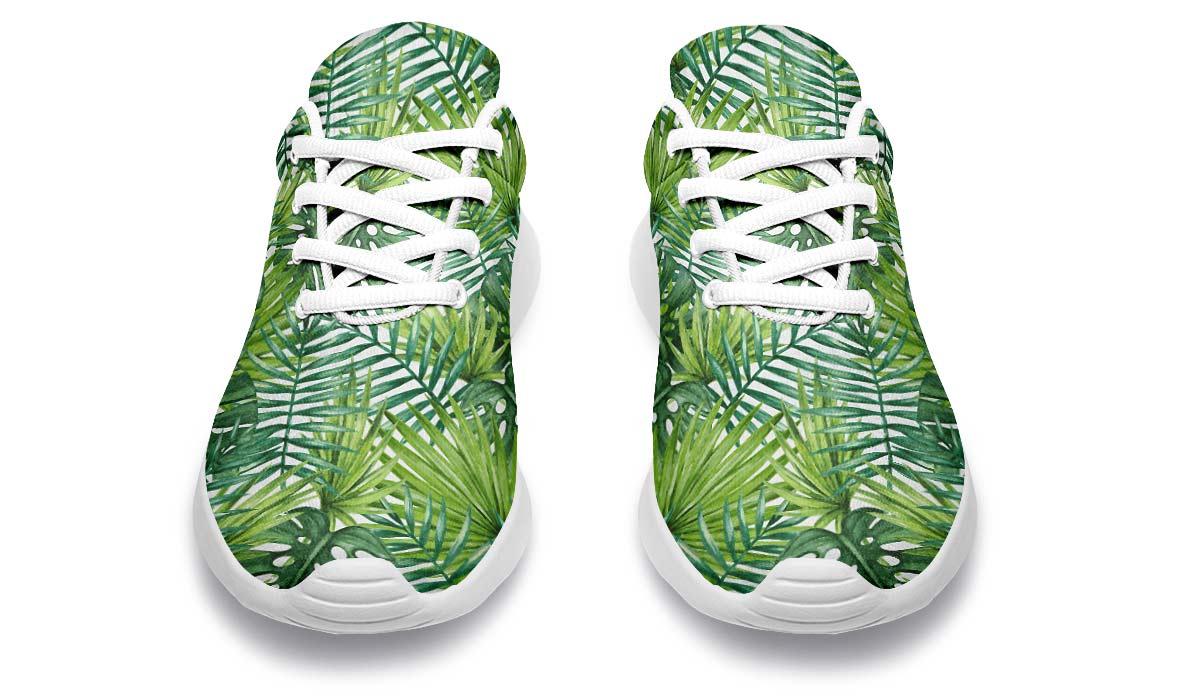 Tropical Leaves White