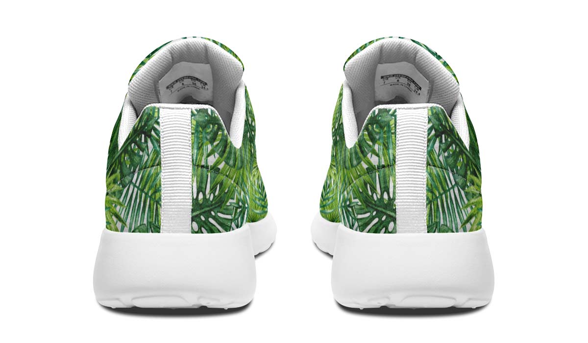 Tropical Leaves White